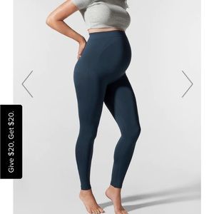 Blanqi blue maternity leggings